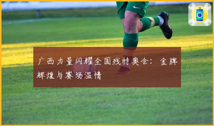 广西力量闪耀全国残特奥会：金牌辉煌与赛场温情